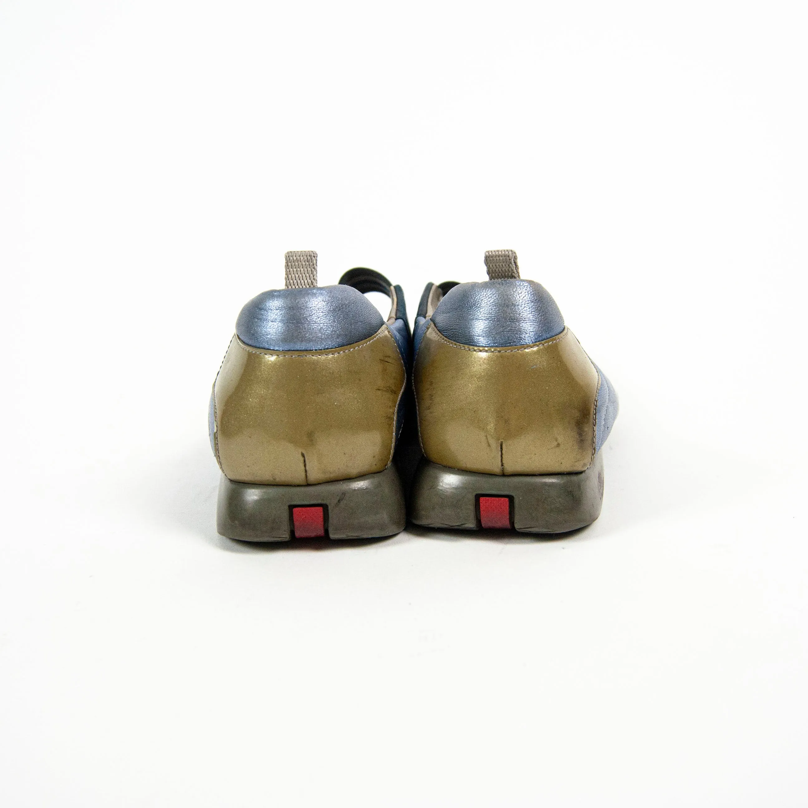 00's Metallic Shoes by Prada