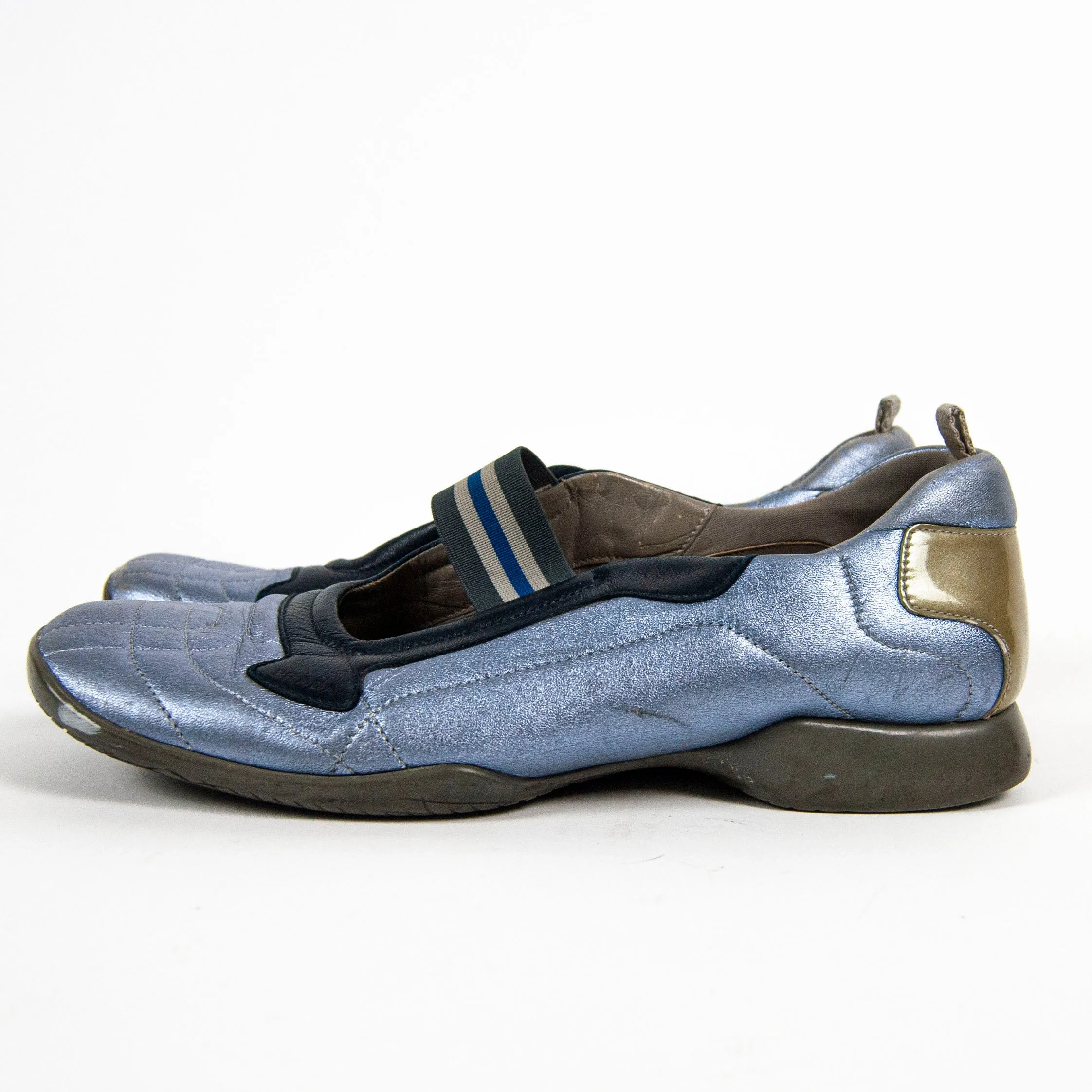 00's Metallic Shoes by Prada
