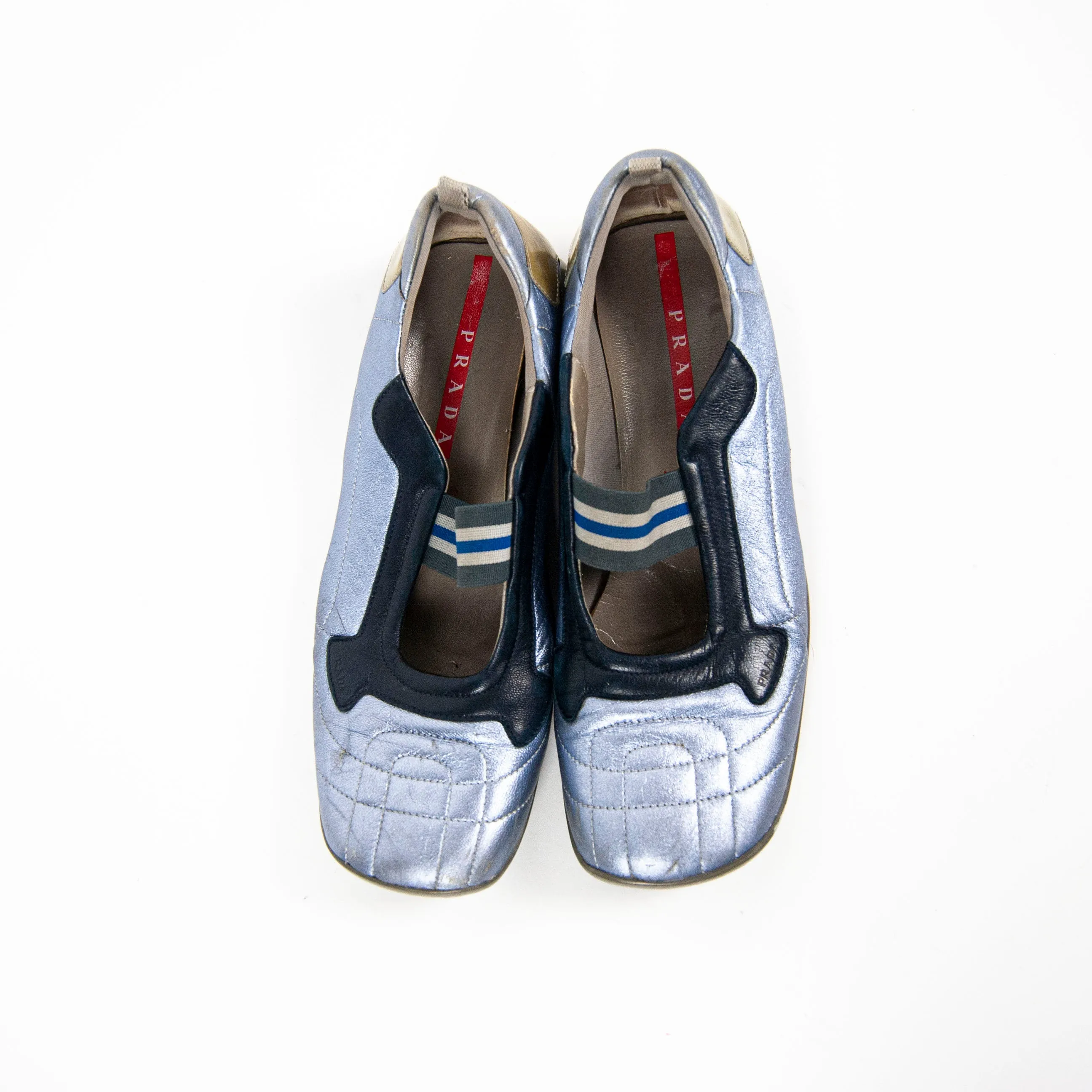 00's Metallic Shoes by Prada