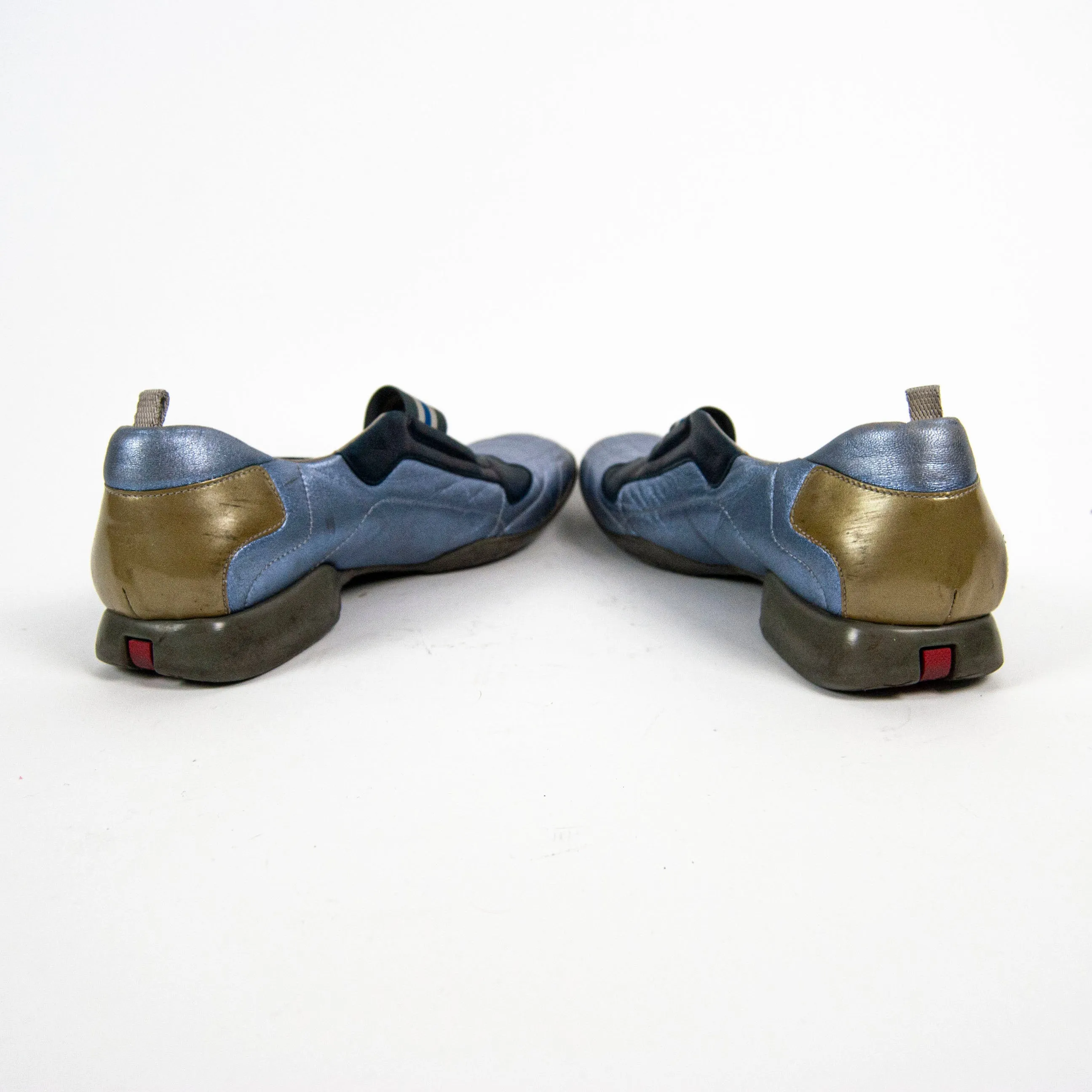 00's Metallic Shoes by Prada