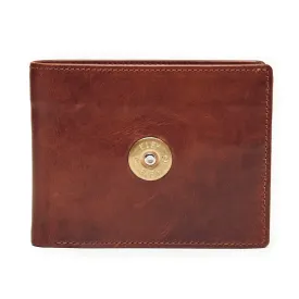 12 Bore Leather Wallet - Cognac