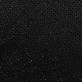 2oz (1mm) Perforated Cow Leather - Black (per square foot)