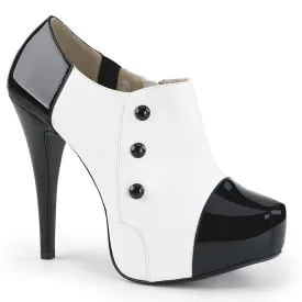 5 Inch Heel CHLOE-11 Black-White