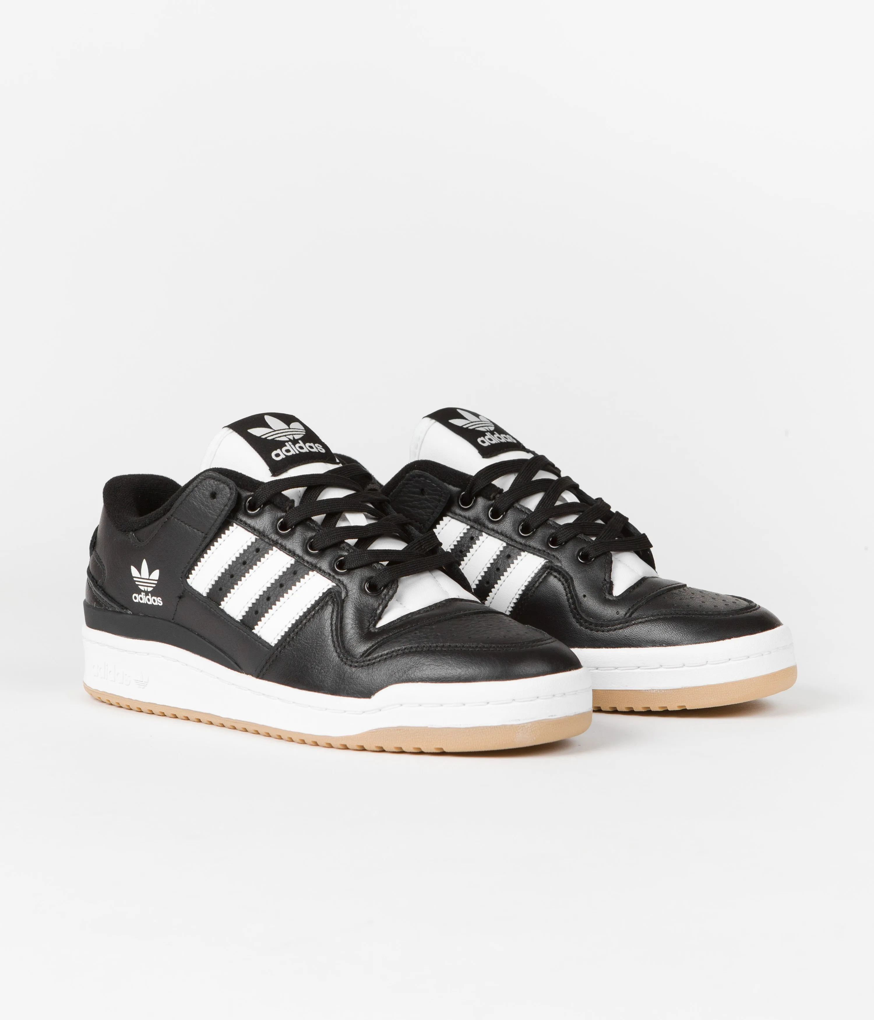 Adidas Forum 84 Low ADV Shoes - Core Black / Chalk White / Chalk White