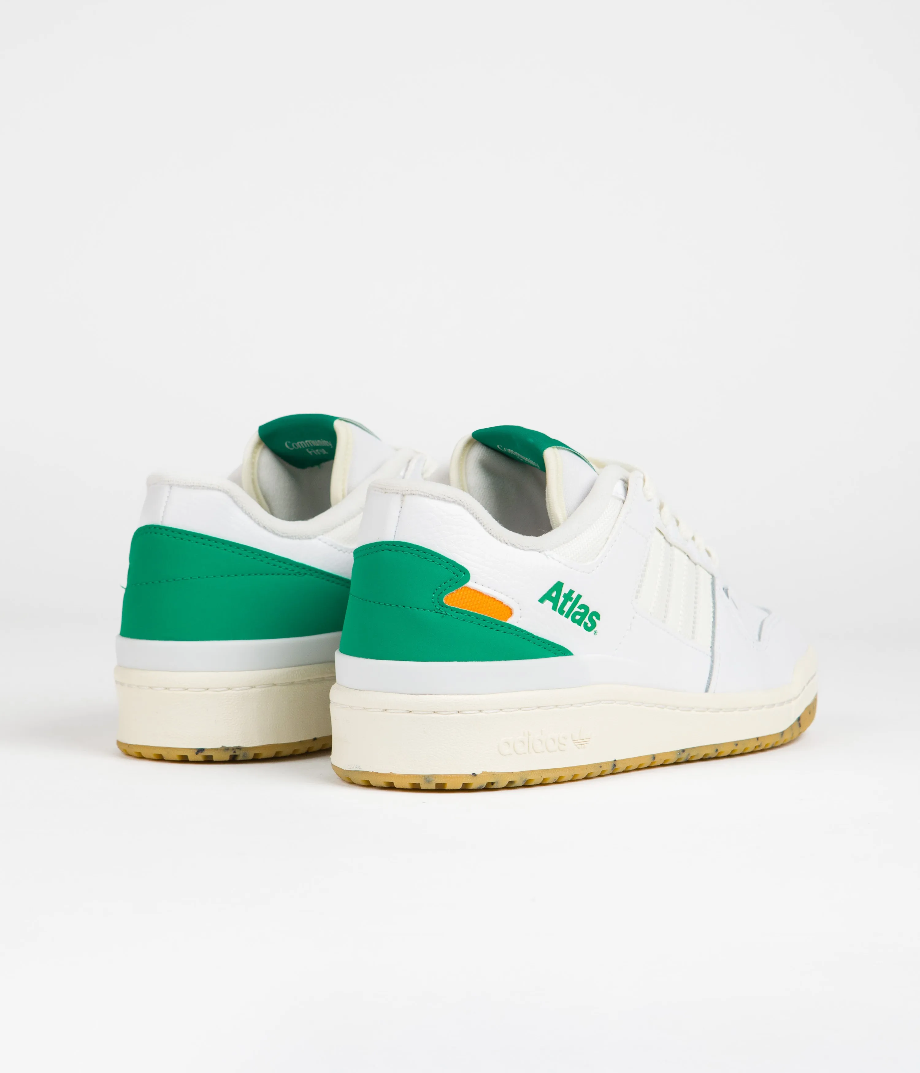 Adidas x Atlas Forum ADV Shoes - FTWR White / Off White / Court Green