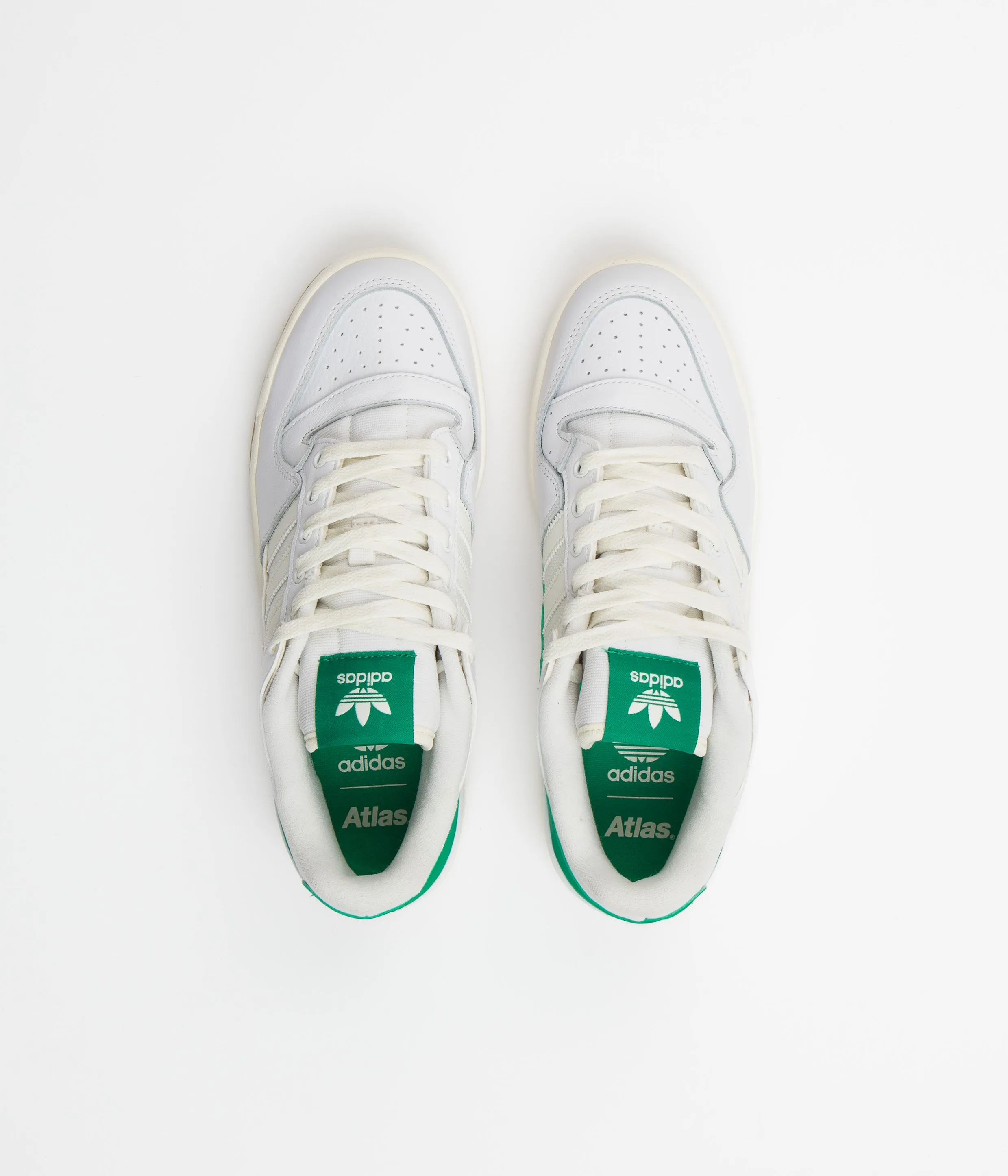 Adidas x Atlas Forum ADV Shoes - FTWR White / Off White / Court Green