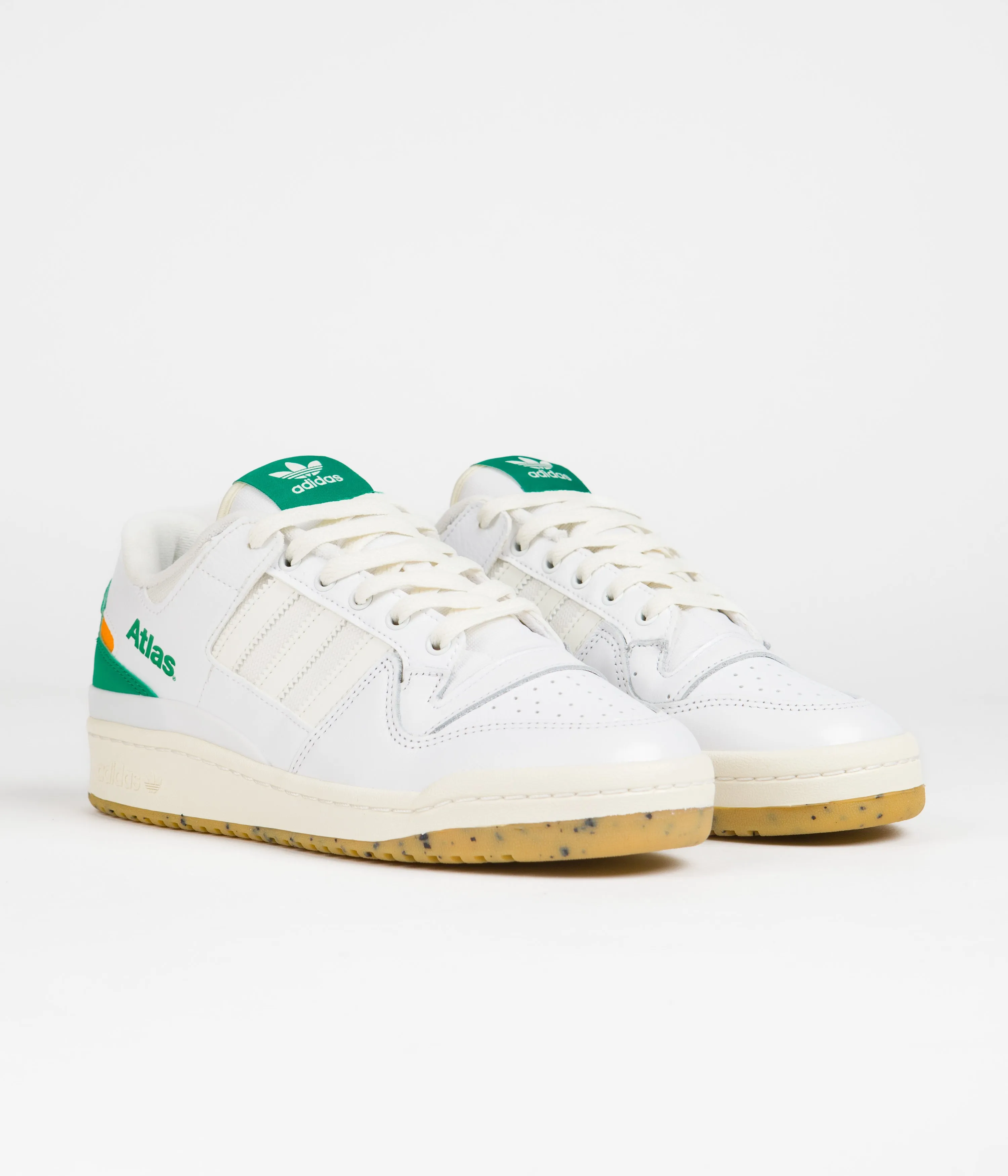 Adidas x Atlas Forum ADV Shoes - FTWR White / Off White / Court Green