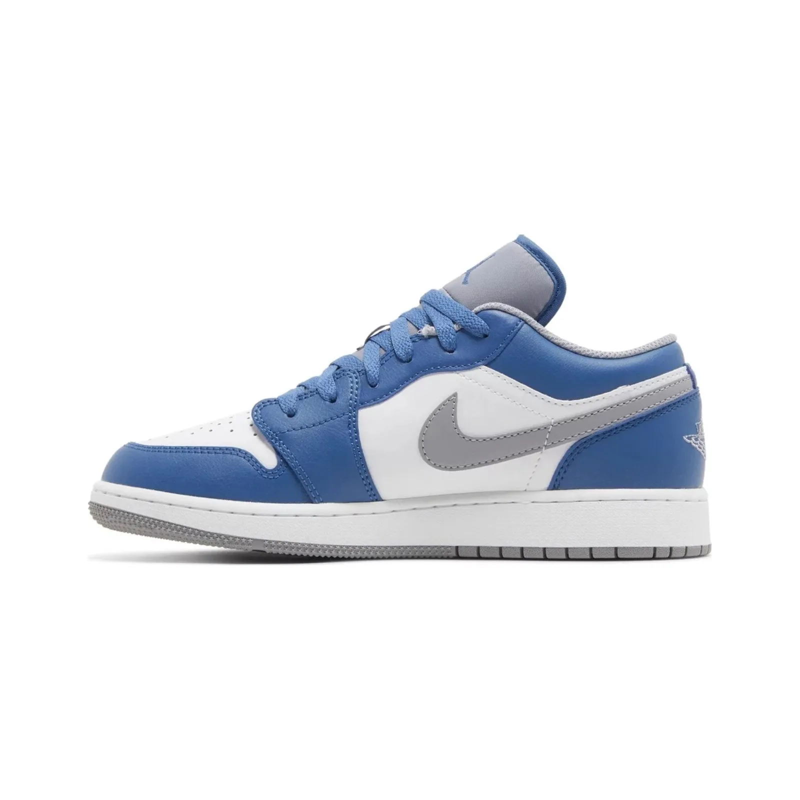 Air Jordan 1 Low (GS), True Blue Cement