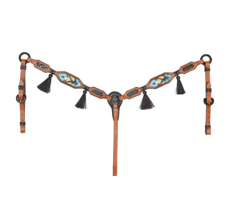 Alamo Saddlery Native American Inlaid Beaded Tack