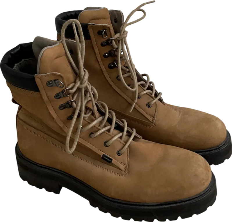 All Saints Brown Suede Lace Up Boots UK 8 EU 42 👞