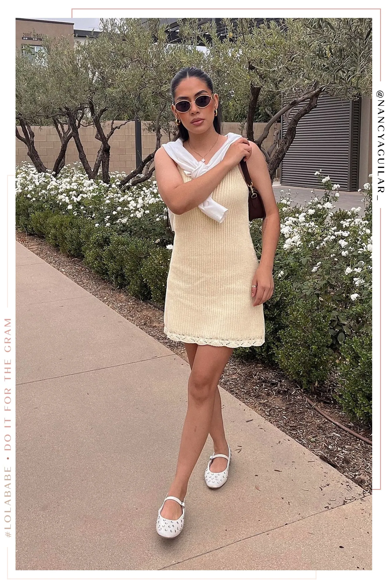 Aniston Embellished Flats - Bone