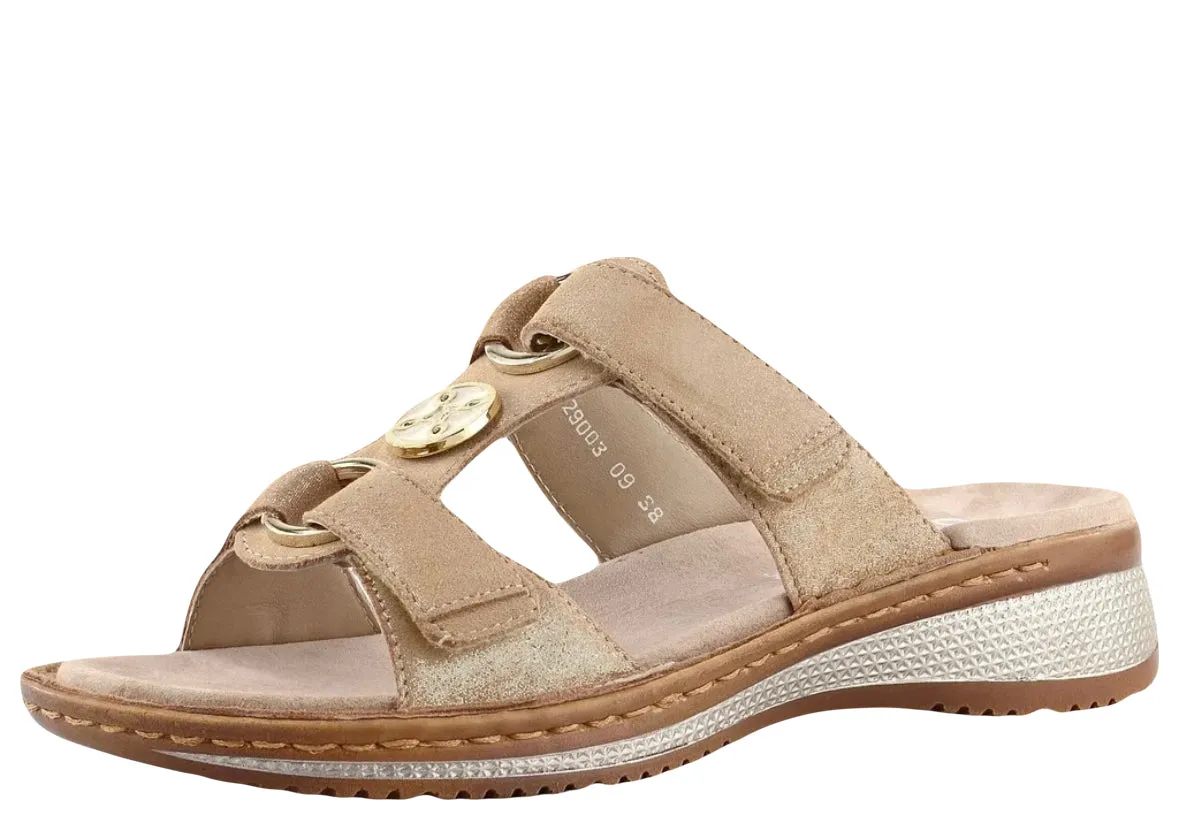 Ara Ladies Hawaii 2 Strap Mule Sandal
