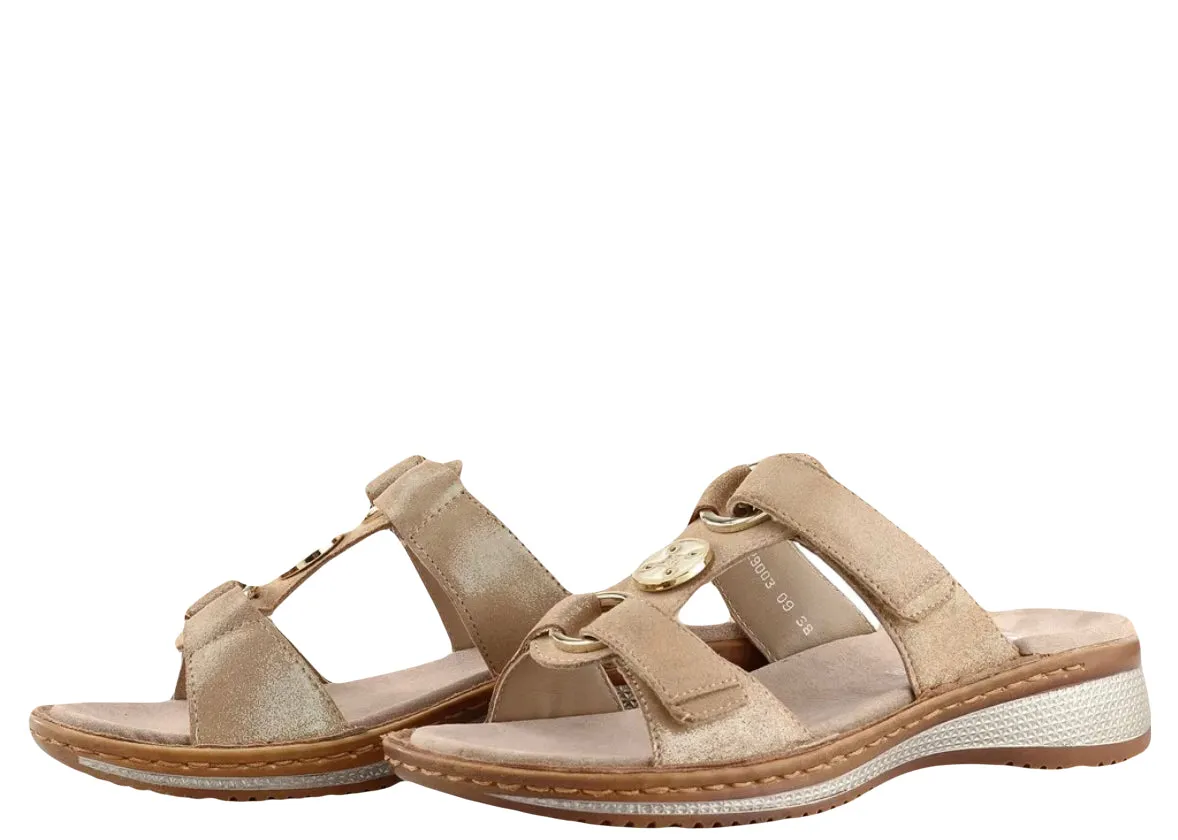 Ara Ladies Hawaii 2 Strap Mule Sandal