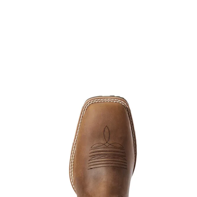 Ariat Men's 11" Hybrid VentTEK Western Boot - Distressed Tan 10031454