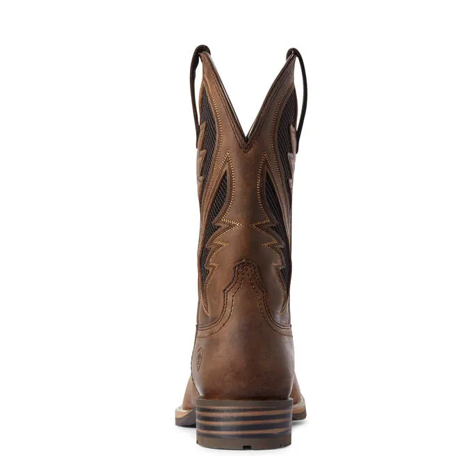 Ariat Men's 11" Hybrid VentTEK Western Boot - Distressed Tan 10031454