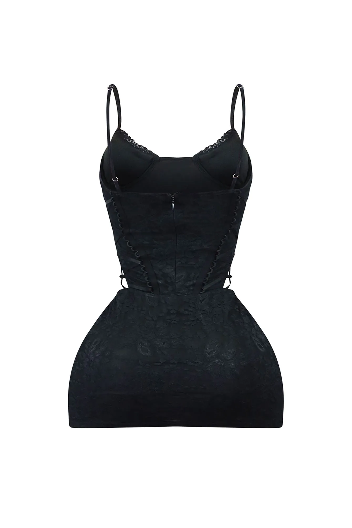 Astin Lace Side Cut Out Cami Mini Dress