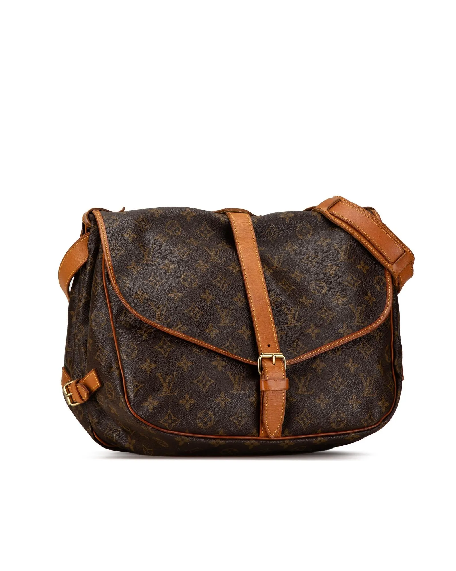 Authentic Louis Vuitton Messager PM Monogram Canvas Crossbody Bag