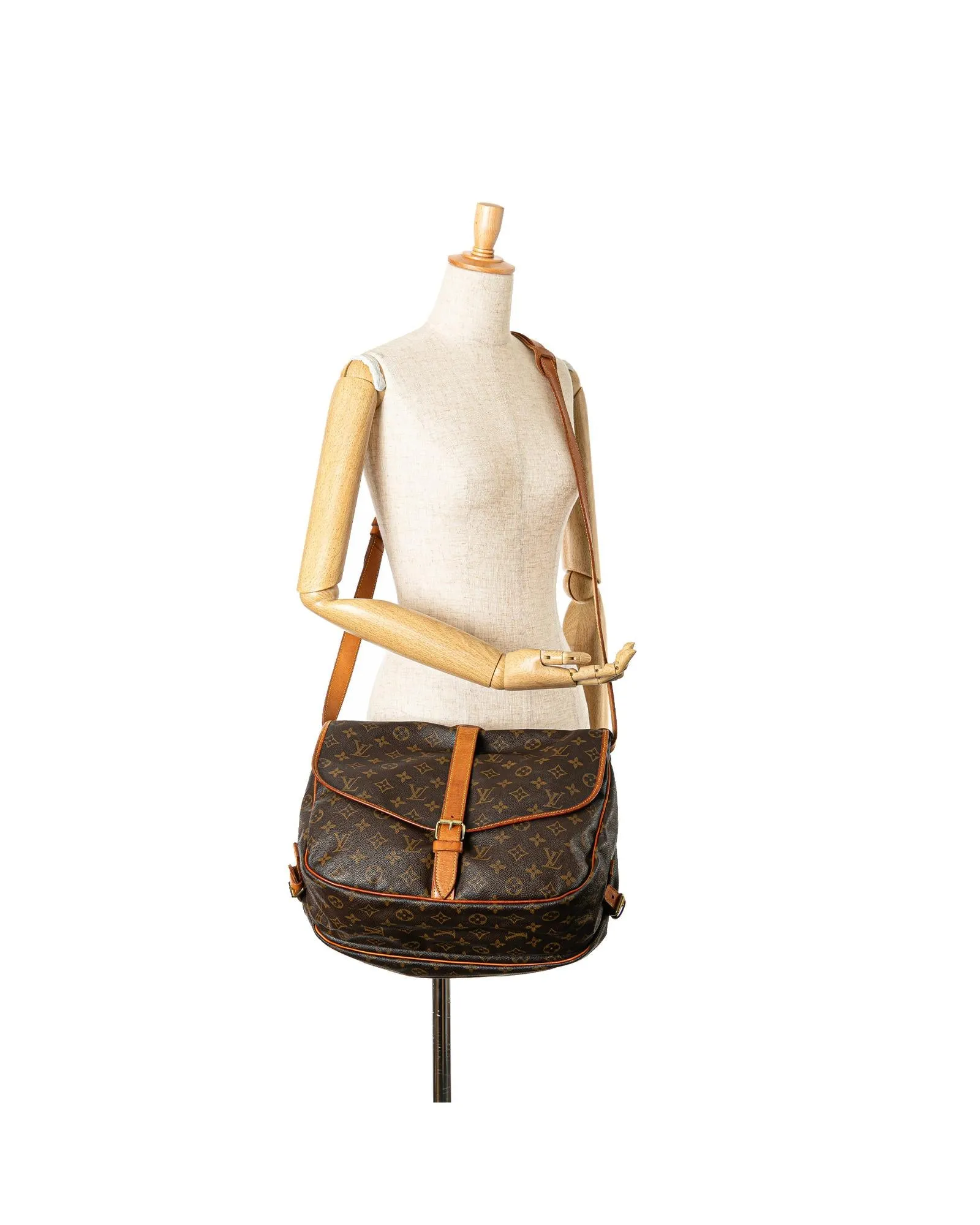 Authentic Louis Vuitton Messager PM Monogram Canvas Crossbody Bag