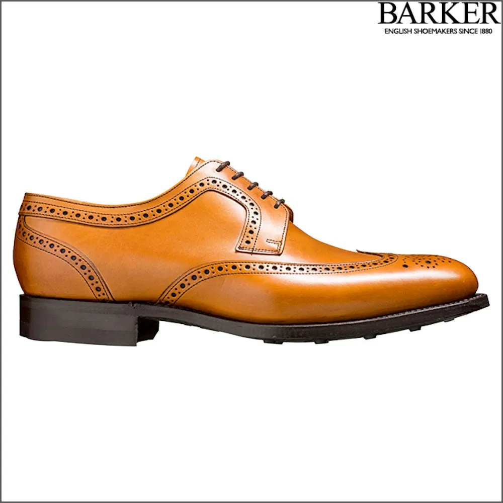 Barker Bath Cedar Calf Wingtip Brogue Size 6 Only/