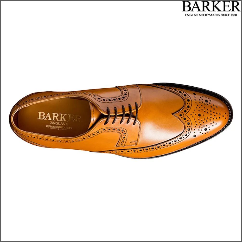 Barker Bath Cedar Calf Wingtip Brogue Size 6 Only/