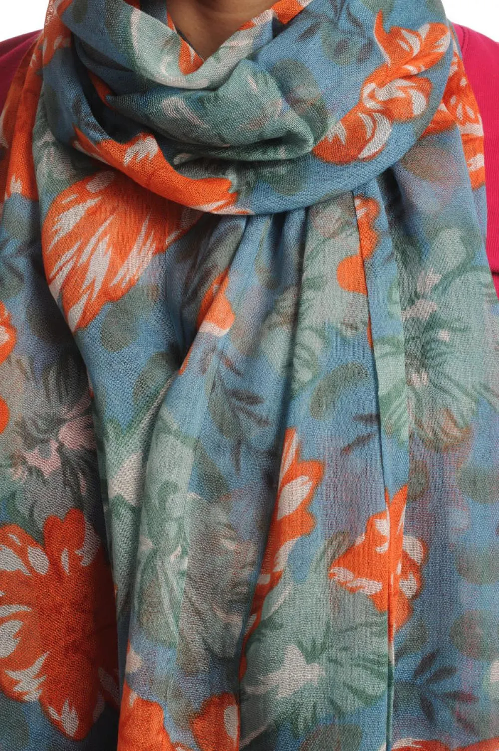Begonia Flowers With Tassels On Sea Blue