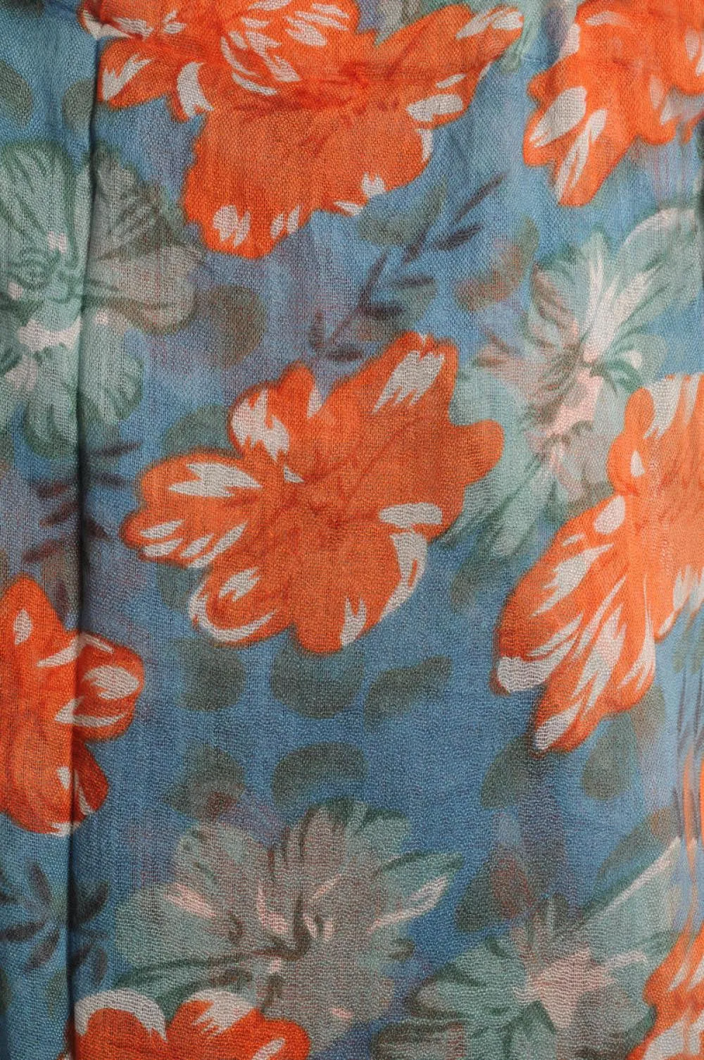 Begonia Flowers With Tassels On Sea Blue