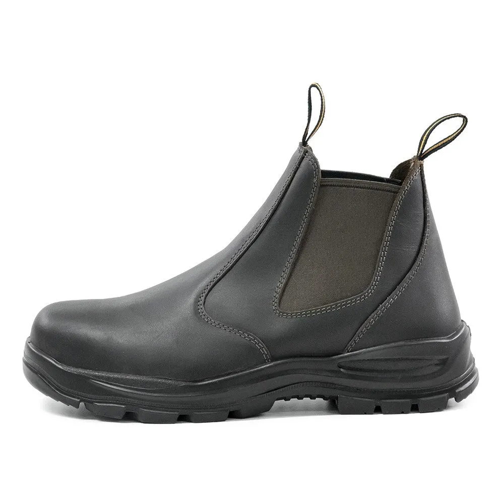 Bison Ridge Elastic Sided Safety Boot (Chestnut) RIDGECT