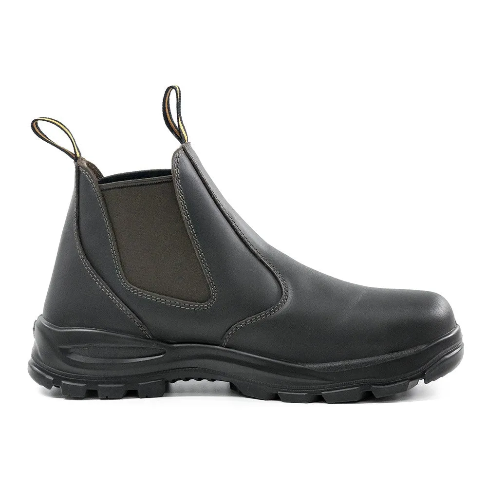 Bison Ridge Elastic Sided Safety Boot (Chestnut) RIDGECT