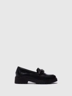 Black Appliqués Shoes