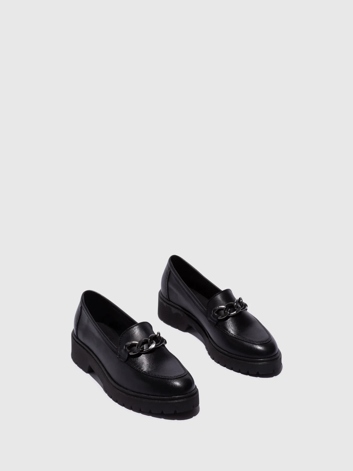 Black Appliqués Shoes