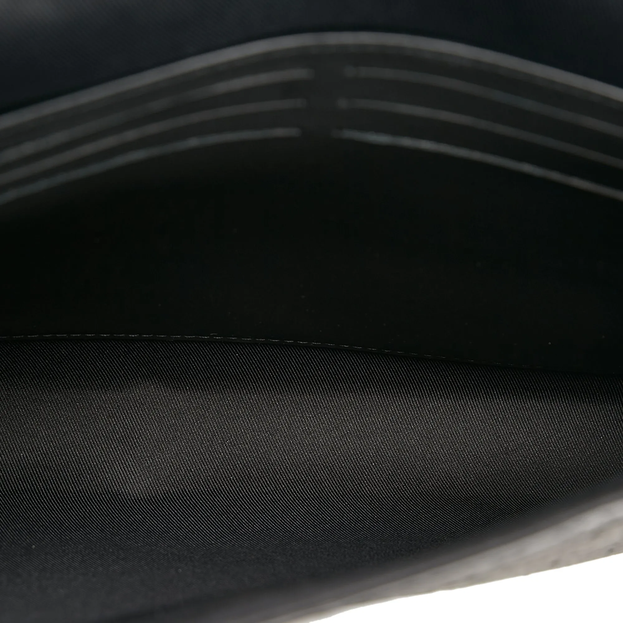 Black Louis Vuitton Monogram Taurillon Pochette Steamer Clutch Bag