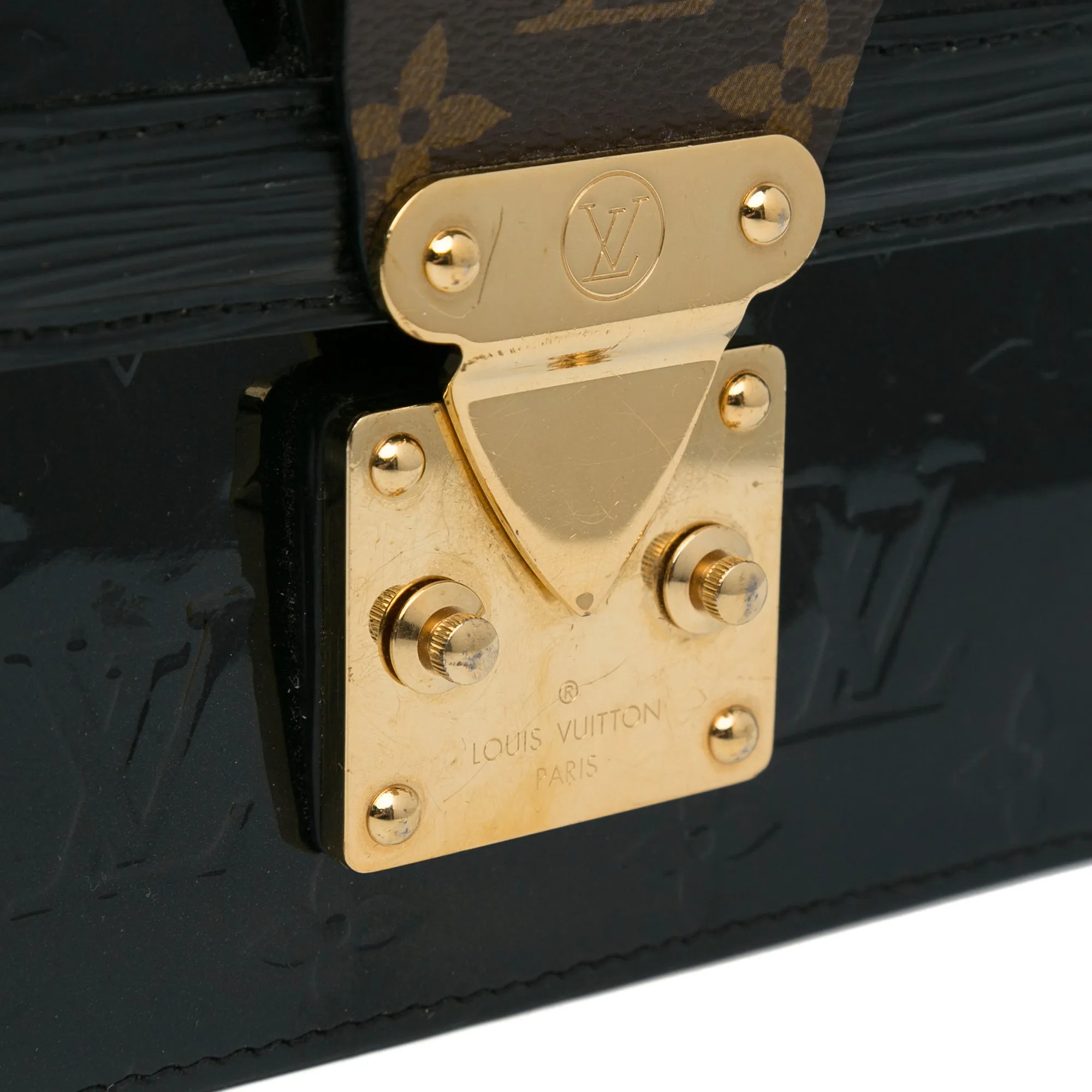 Black Louis Vuitton Monogram Vernis Wynwood Crossbody Bag