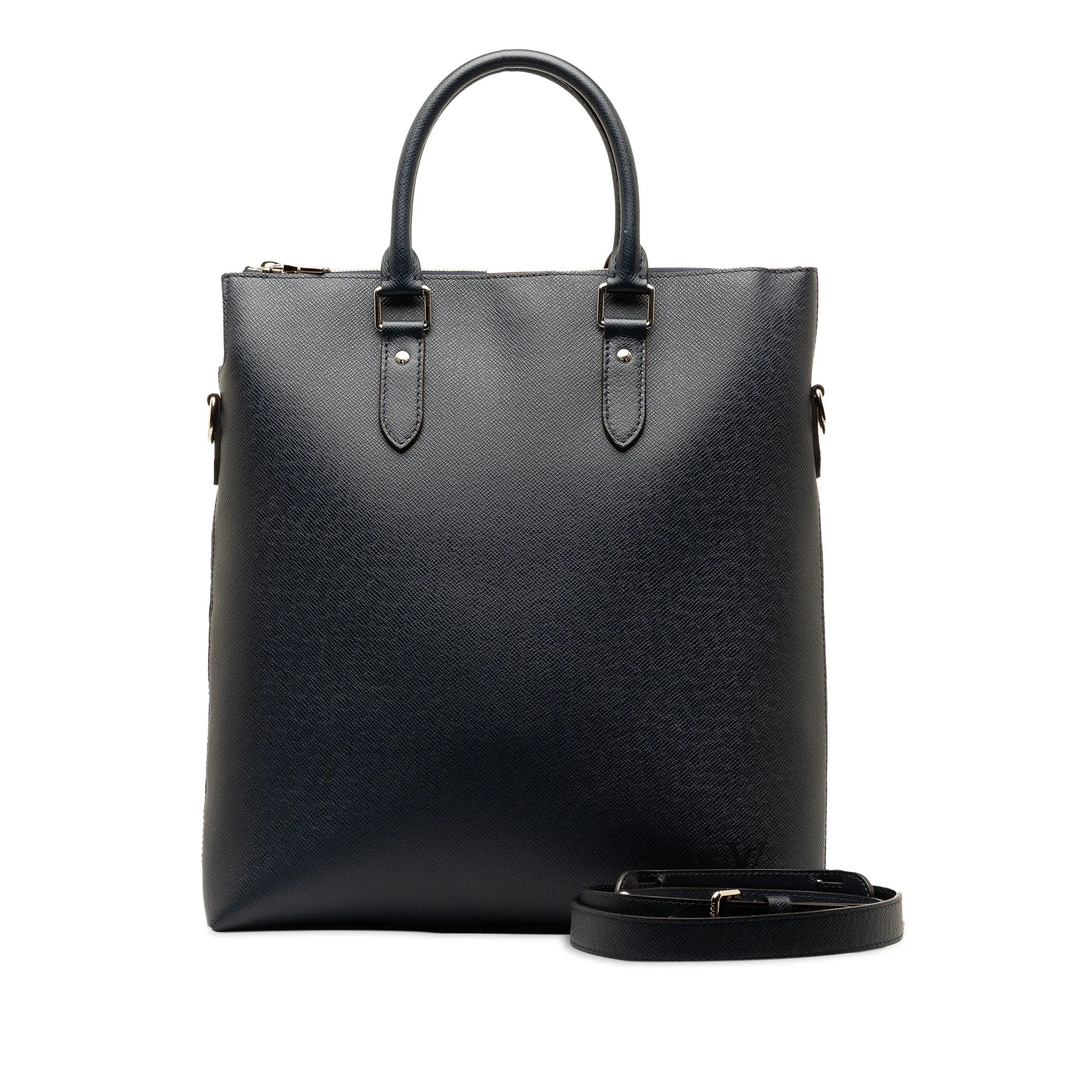 Black Louis Vuitton Taiga Anton Tote Satchel