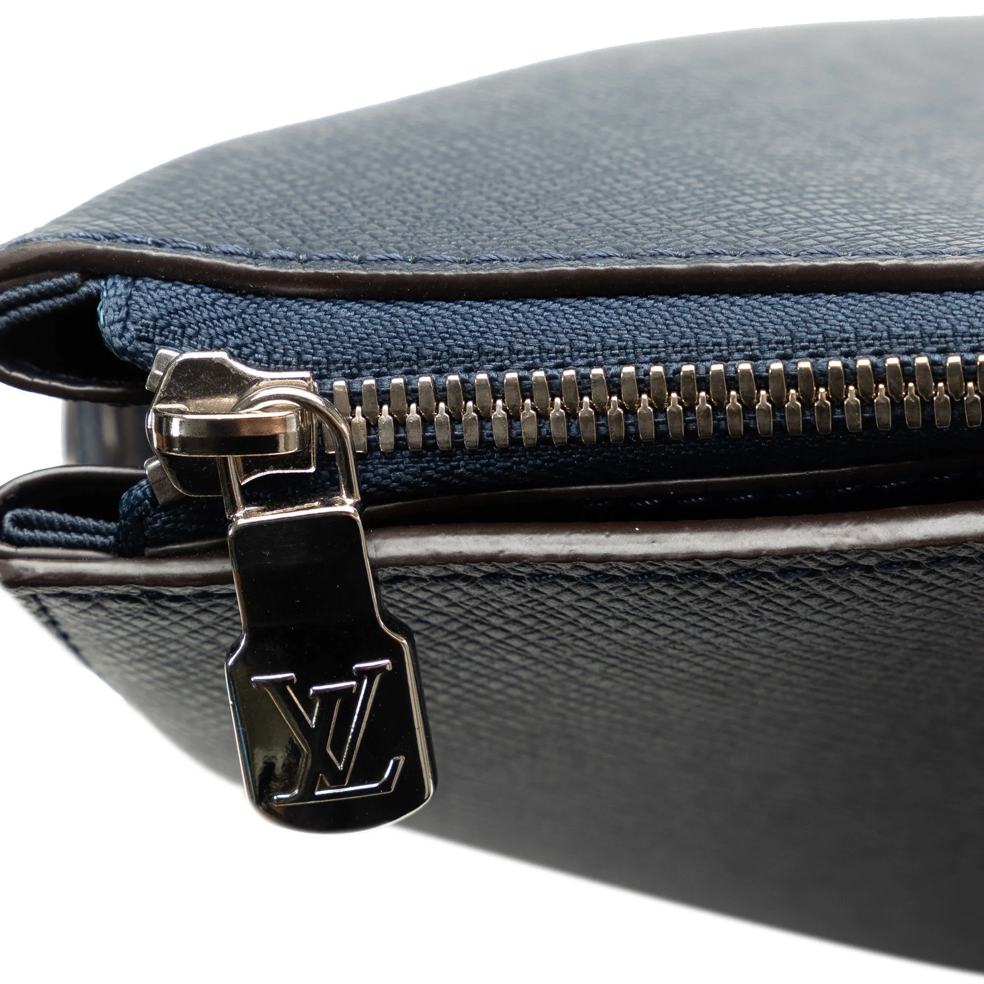 Black Louis Vuitton Taiga Anton Tote Satchel