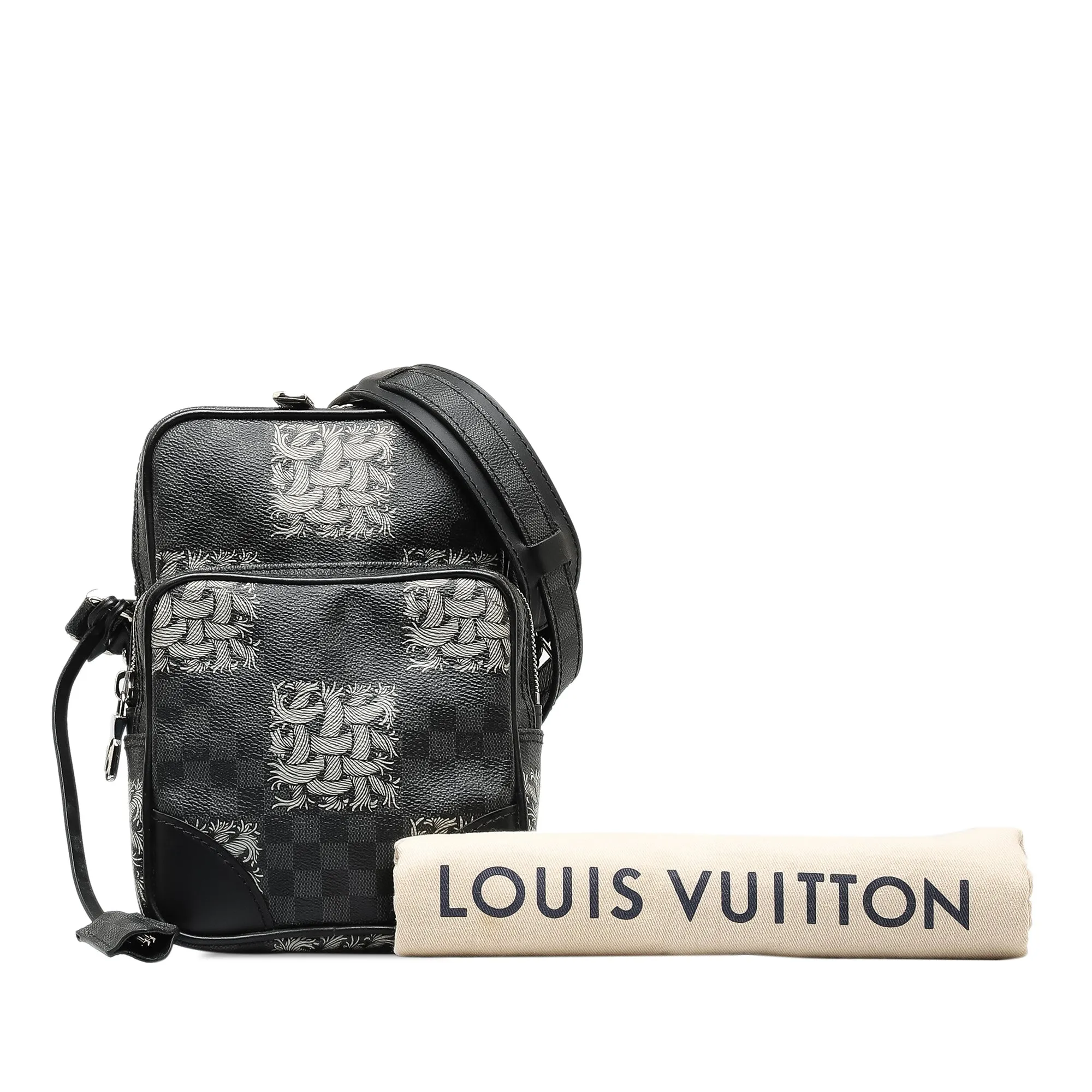Black Louis Vuitton x Christopher Nemeth Damier Graphite Amazone Crossbody Bag