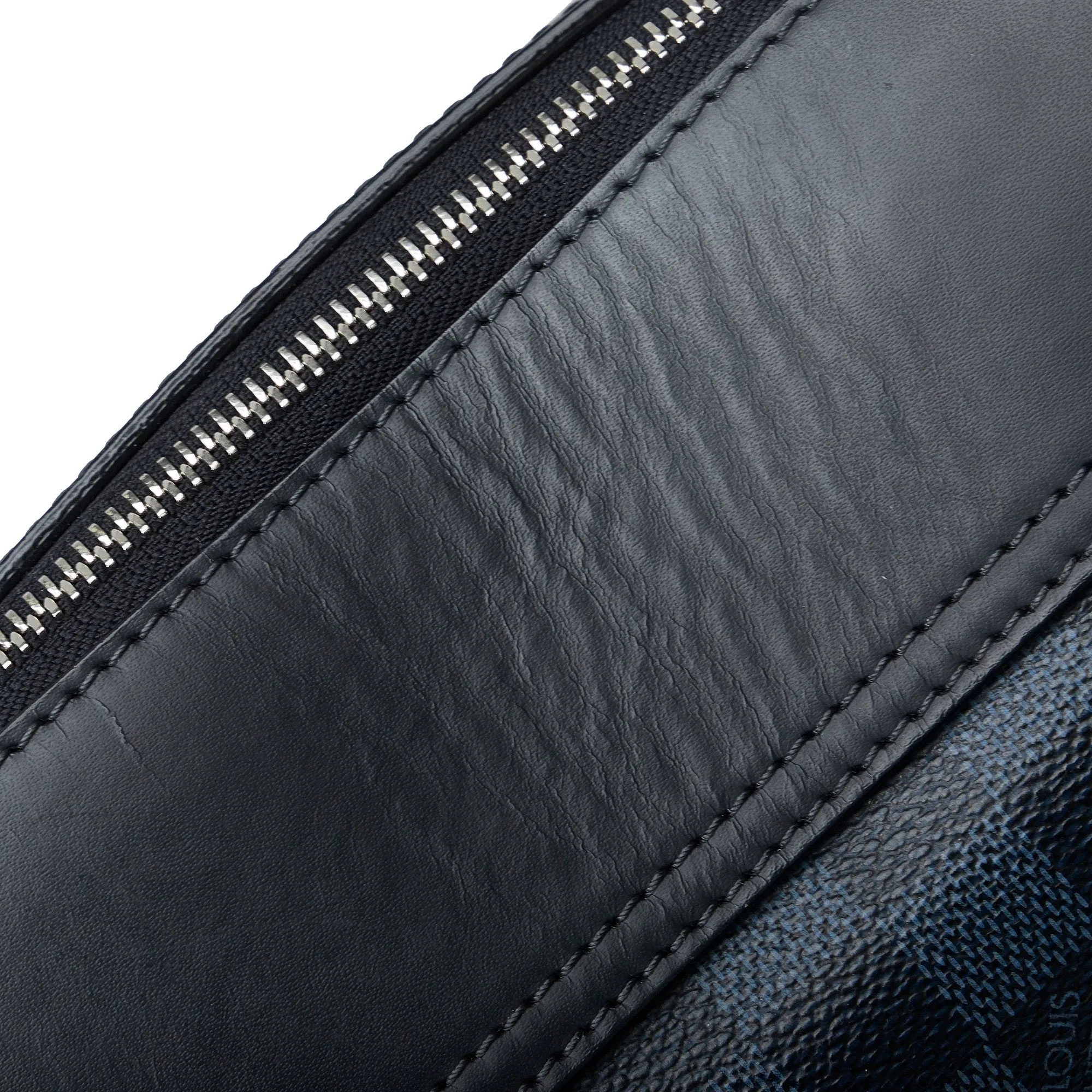 Blue Louis Vuitton Damier Cobalt Greenwich Messenger Crossbody Bag