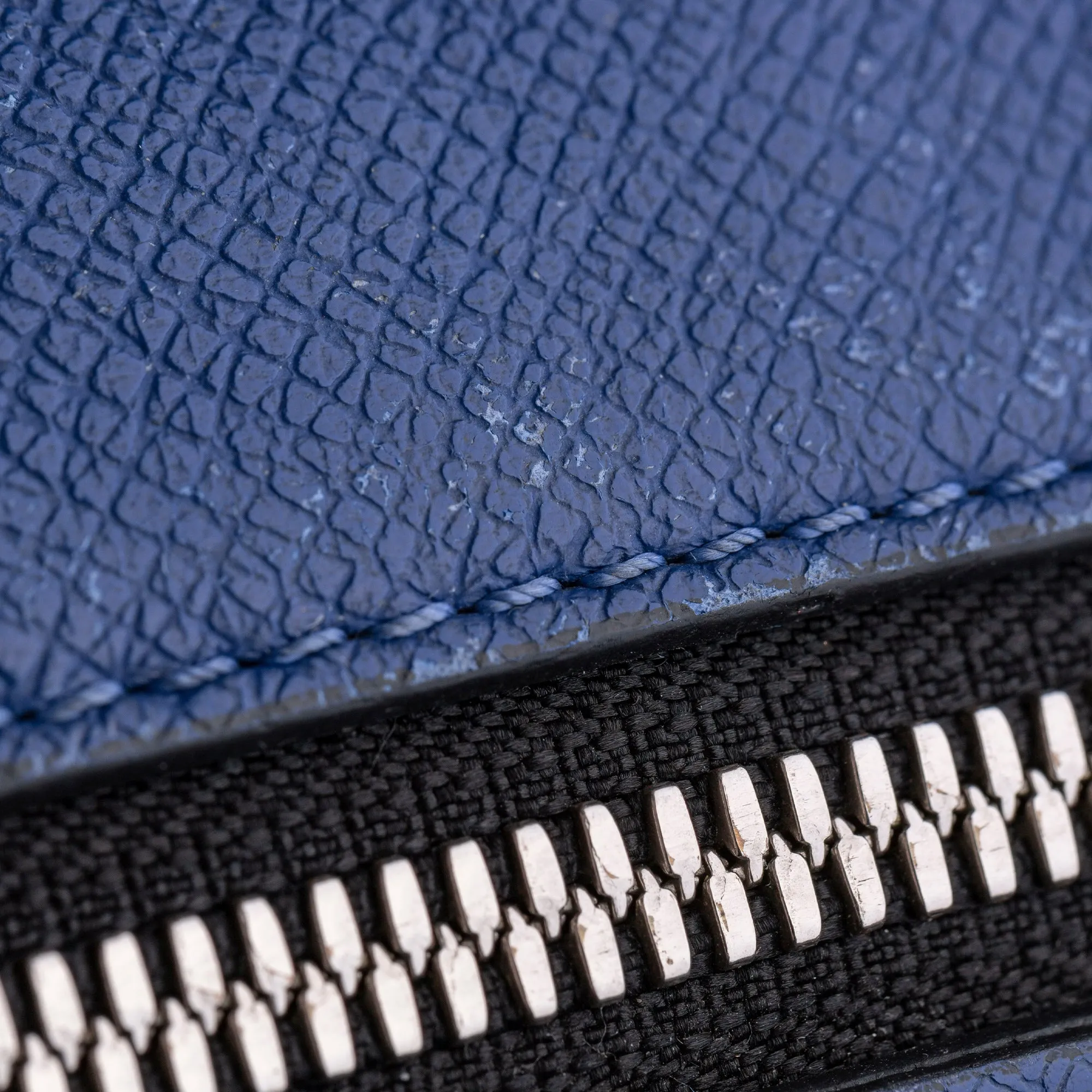 Blue Louis Vuitton Taiga Outdoor Messenger PM Crossbody Bag