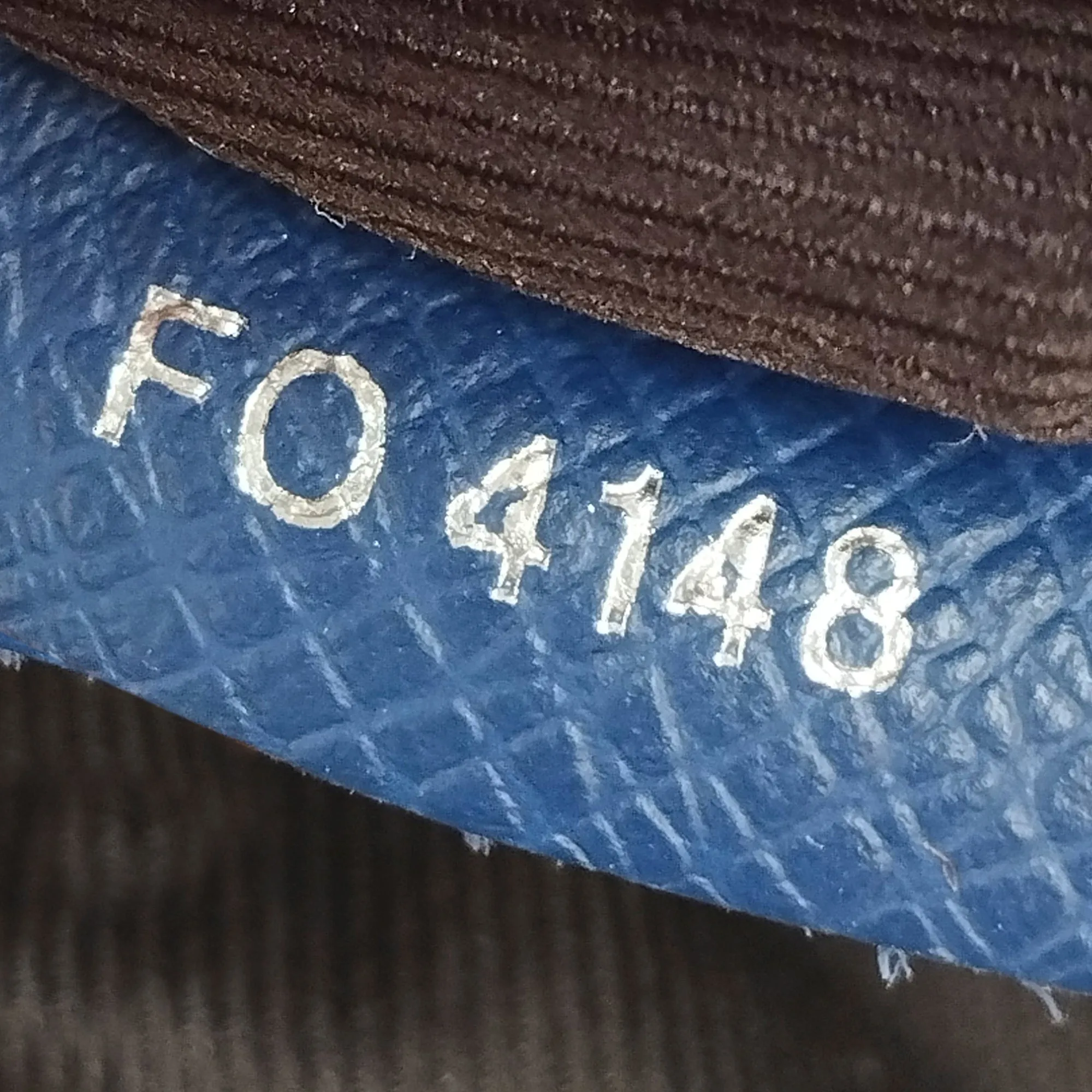 Blue Louis Vuitton Taiga Outdoor Messenger PM Crossbody Bag