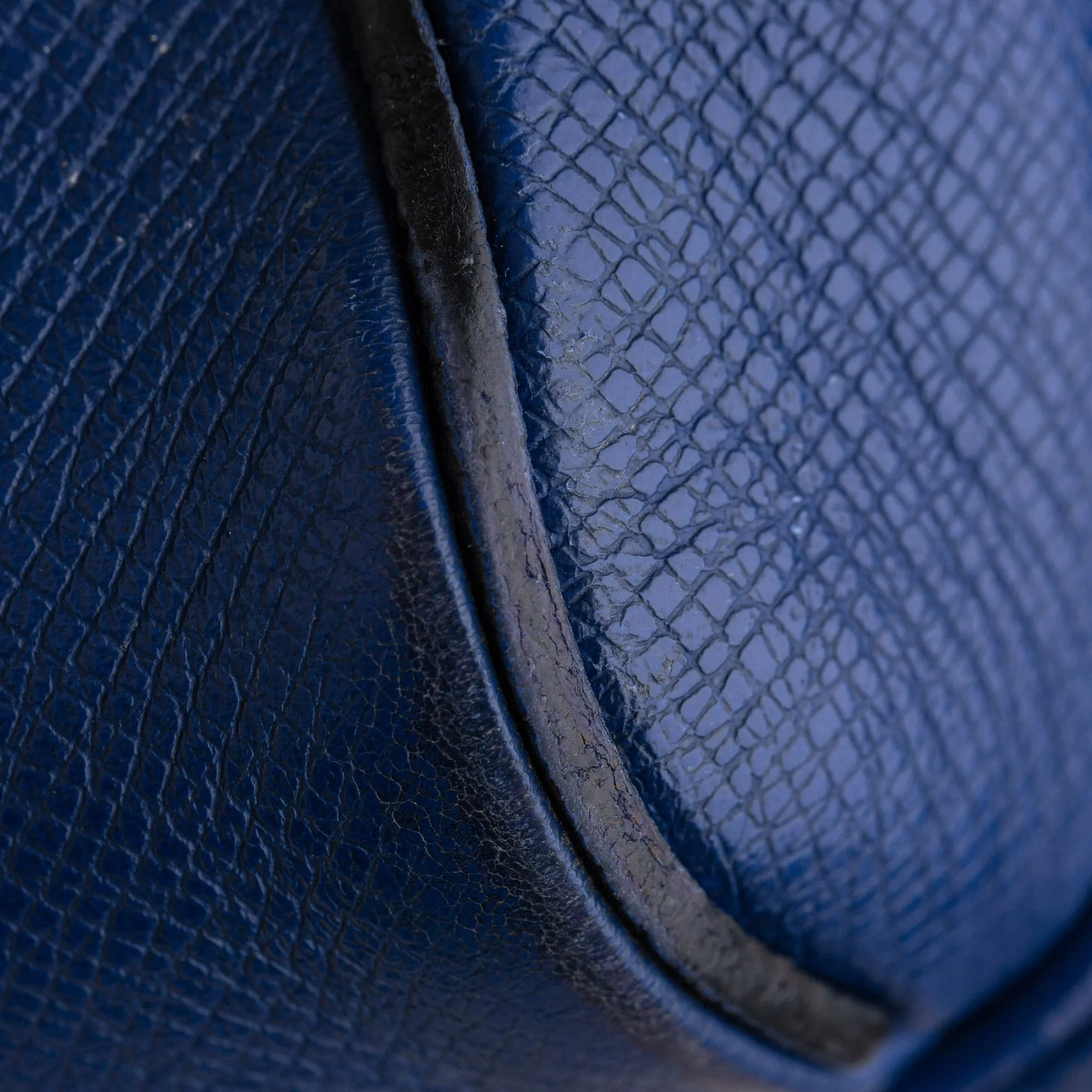 Blue Louis Vuitton Taiga Outdoor Messenger PM Crossbody Bag
