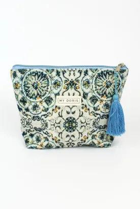Blue Print Wash Bag