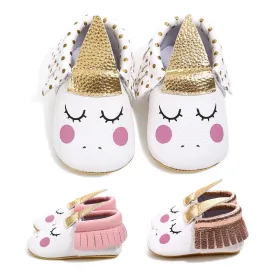 Blush Unicorn Leather Shoes