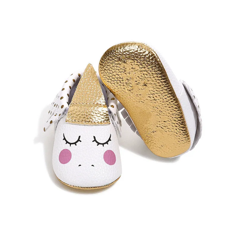 Blush Unicorn Leather Shoes