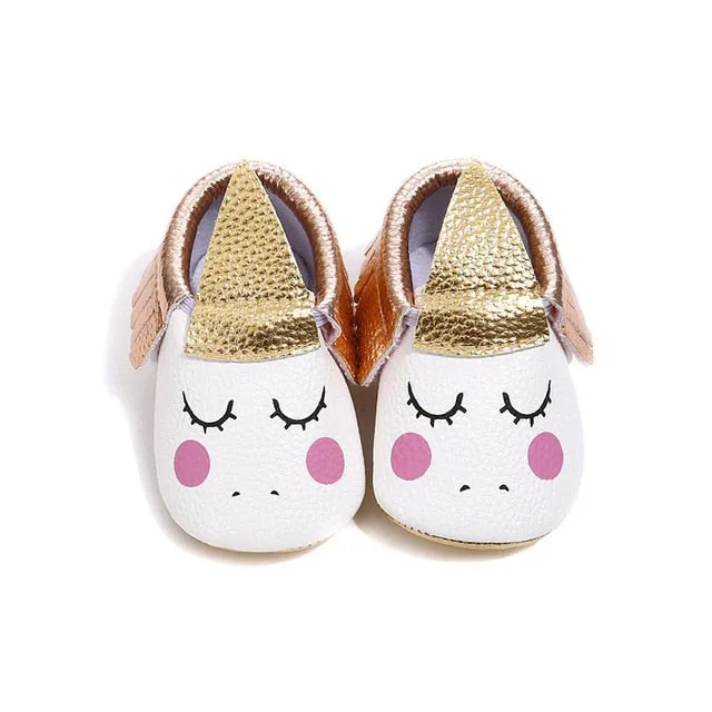 Blush Unicorn Leather Shoes