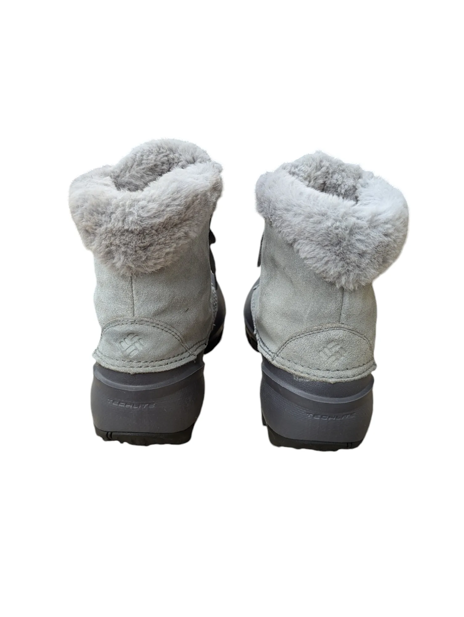Boots Snow By Columbia In Grey, Size: 8.5
