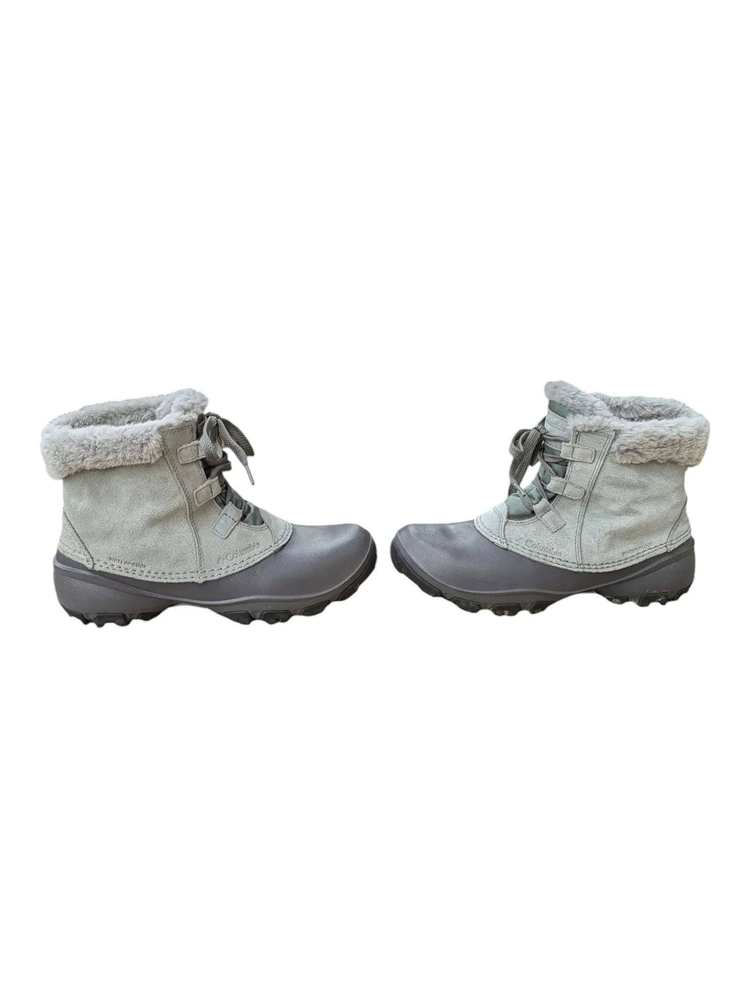 Boots Snow By Columbia In Grey, Size: 8.5