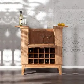 Bottled Up Bar Cabinet in Solid Wood