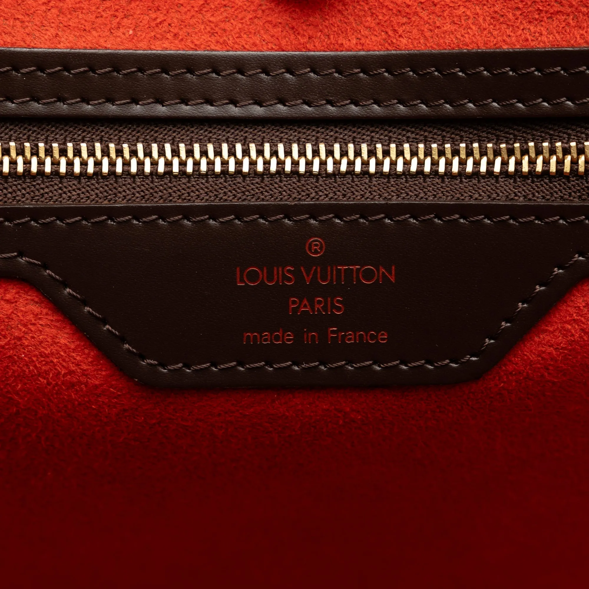Brown Louis Vuitton Damier Ebene Manosque GM Tote Bag