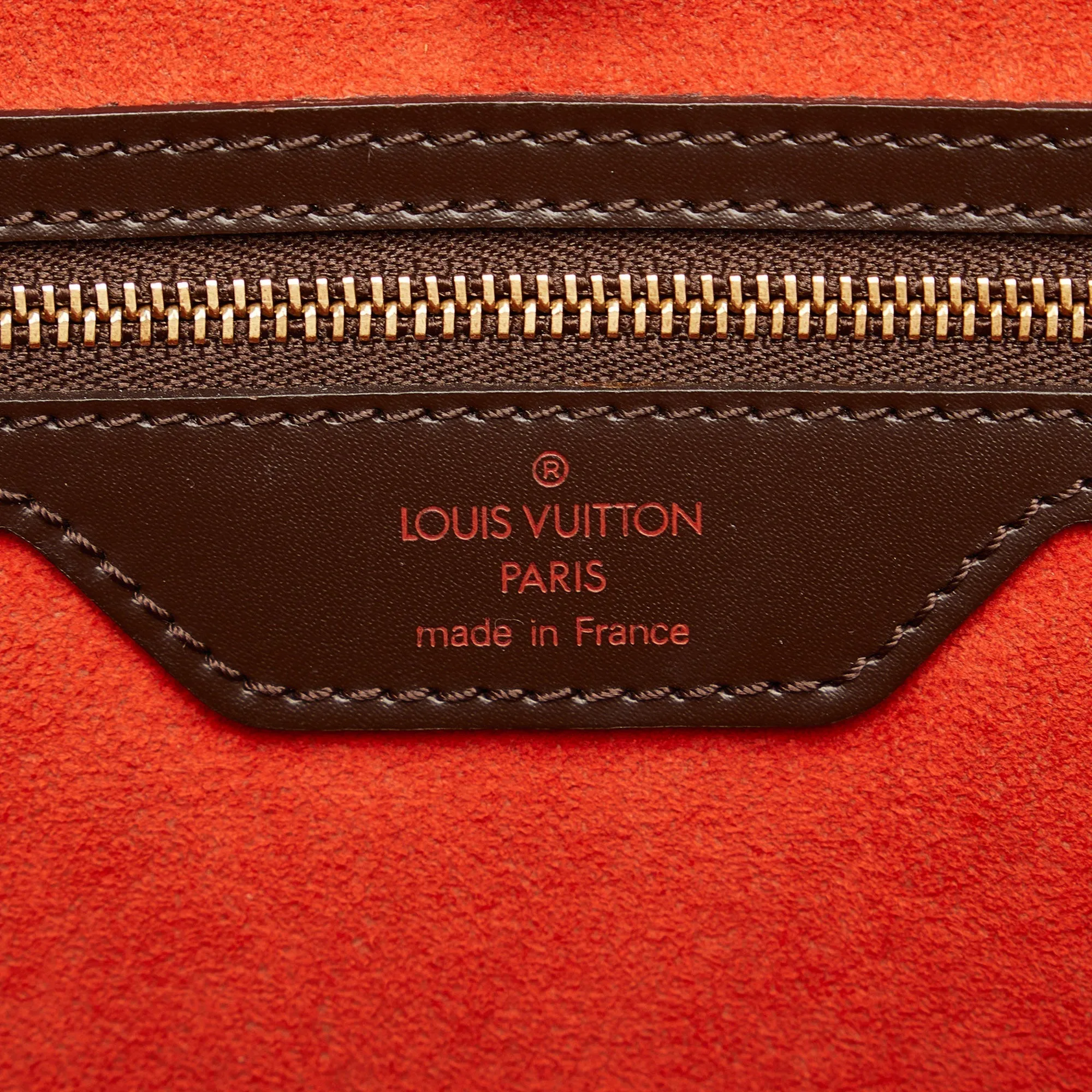 Brown Louis Vuitton Damier Ebene Manosque GM Tote Bag