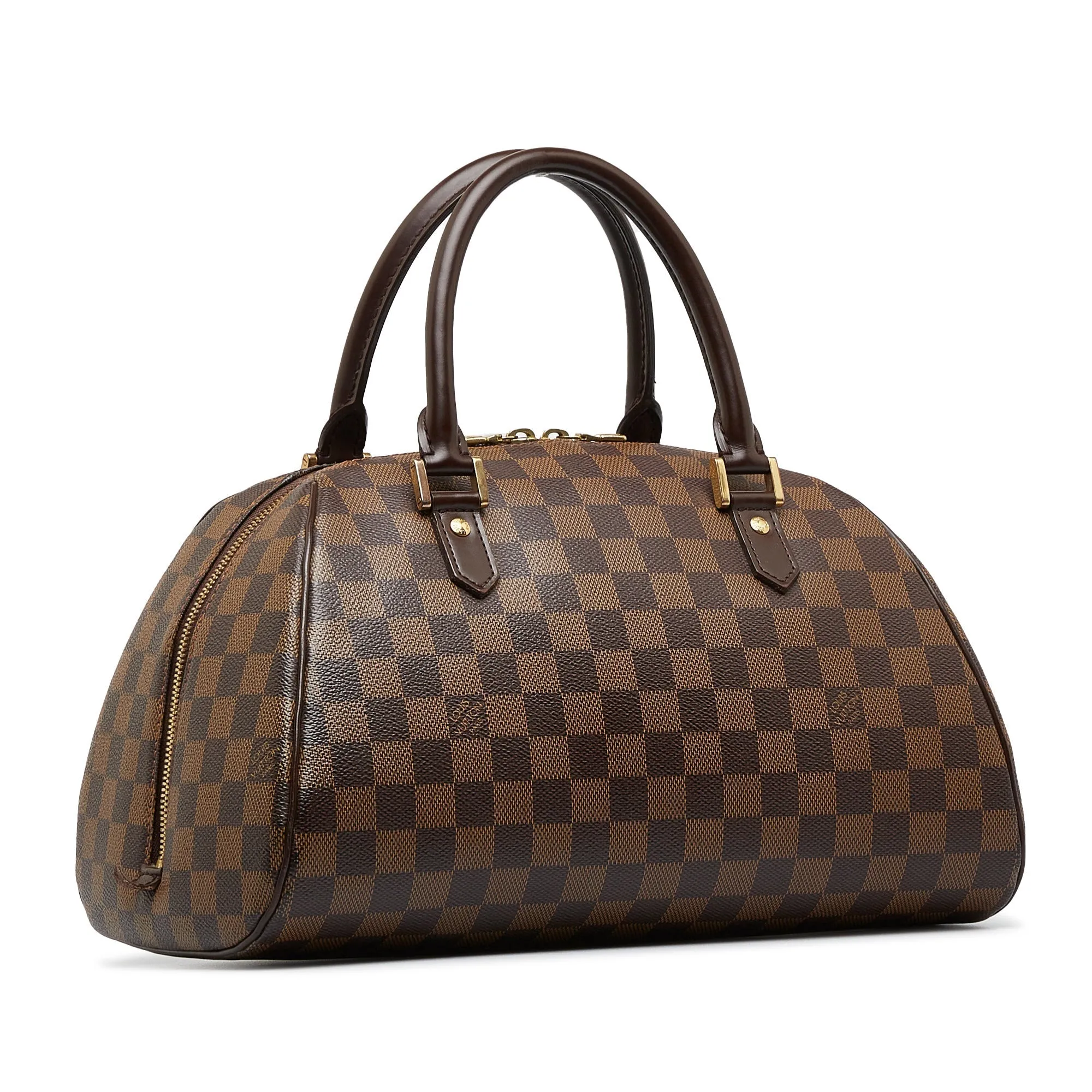 Brown Louis Vuitton Damier Ebene Ribera MM Handbag