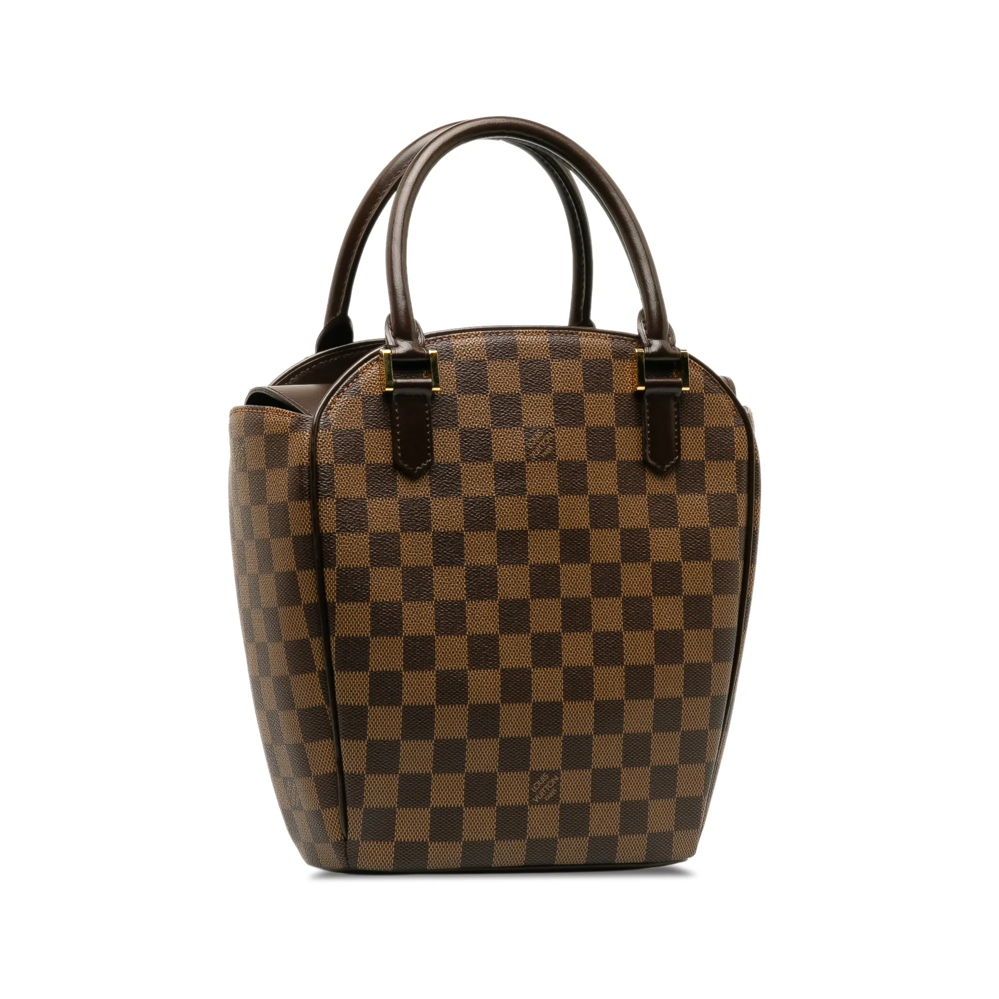 Brown Louis Vuitton Damier Ebene Sarria Seau Handbag